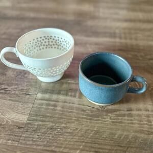 Duo ADORABLE Lace-Patterned Large Teacup and Modern Target Brand Mug
